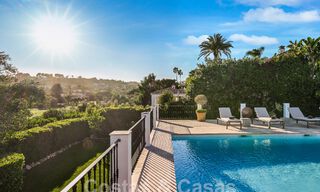 Move-in ready luxury villa for sale adjacent to Las Brisas golf course, in a gated community in Nueva Andalucia's golf valley, Marbella 52085 