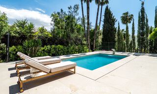 New luxury villa for sale with a contemporary architectural style located in a secure community of Nueva Andalucia, Marbella 782530 
