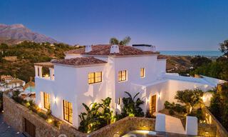 Sublime Mediterranean luxury villa with guest house and stunning sea views for sale in El Madroñal, Marbella - Benahavis 51531 