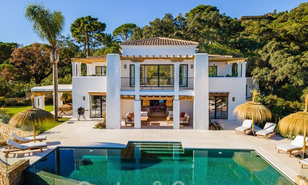 Sublime Mediterranean luxury villa with guest house and stunning sea views for sale in El Madroñal, Marbella - Benahavis 51543