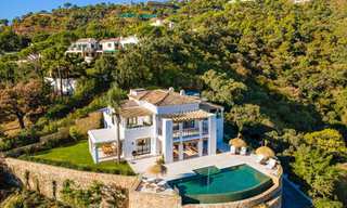 Sublime Mediterranean luxury villa with guest house and stunning sea views for sale in El Madroñal, Marbella - Benahavis 51545 