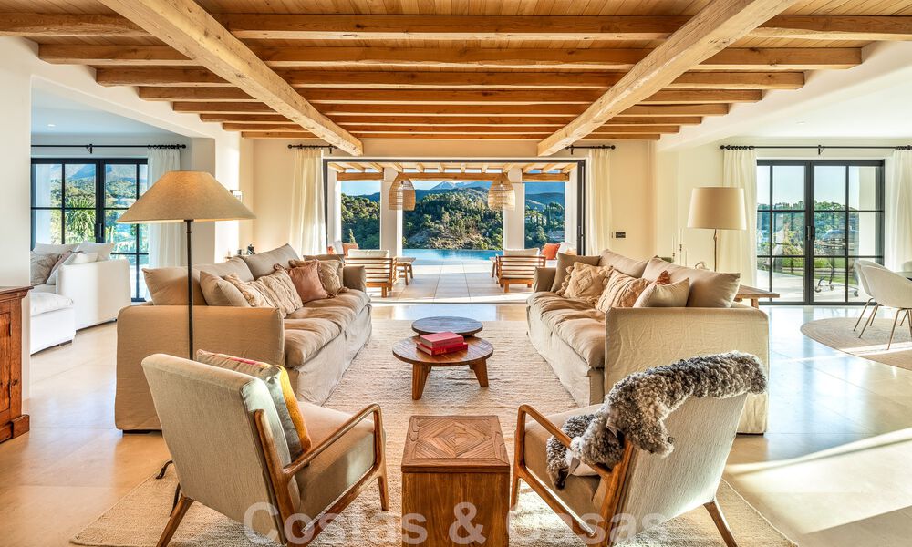 Sublime Mediterranean luxury villa with guest house and stunning sea views for sale in El Madroñal, Marbella - Benahavis 51547