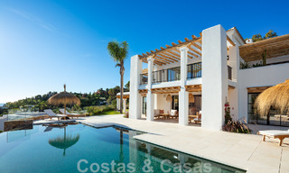 Sublime Mediterranean luxury villa with guest house and stunning sea views for sale in El Madroñal, Marbella - Benahavis 51550 