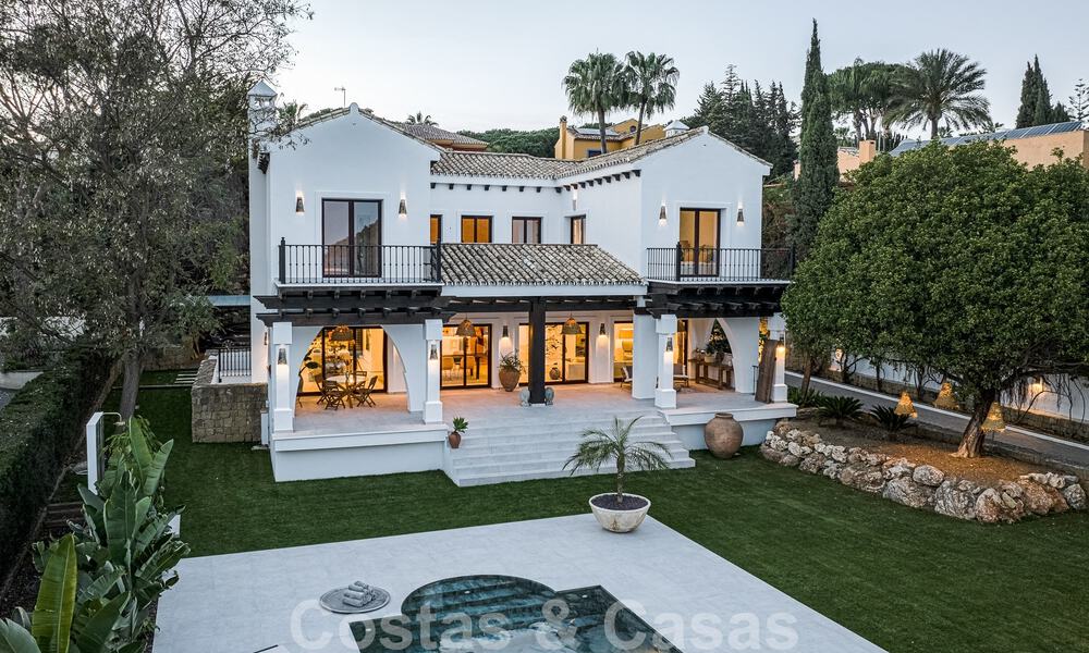 Luxurious Andalusian villa with partial sea views for sale, east of Marbella city 52391