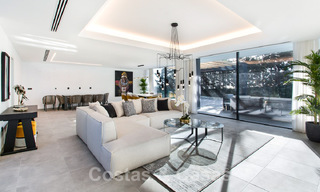 Move-in ready luxury villa for sale with fantastic sea views located in a golf resort near Estepona centre 52464 