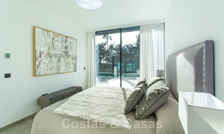 Move-in ready luxury villa for sale with fantastic sea views located in a golf resort near Estepona centre 52470 
