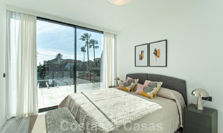 Move-in ready luxury villa for sale with fantastic sea views located in a golf resort near Estepona centre 52480 