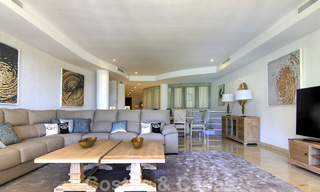 Spacious and refurbished duplex apartment for sale in an exclusive frontline beach complex in Puerto Banus, Marbella 51564 