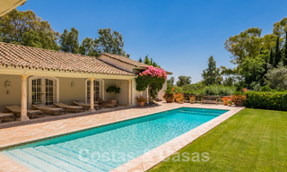 Spanish villa for sale with Mediterranean architecture and large garden located near San Pedro in Marbella - Benahavis 52500 