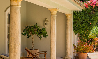 Spanish villa for sale with Mediterranean architecture and large garden located near San Pedro in Marbella - Benahavis 52523 
