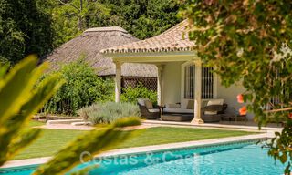 Spanish villa for sale with Mediterranean architecture and large garden located near San Pedro in Marbella - Benahavis 52525 