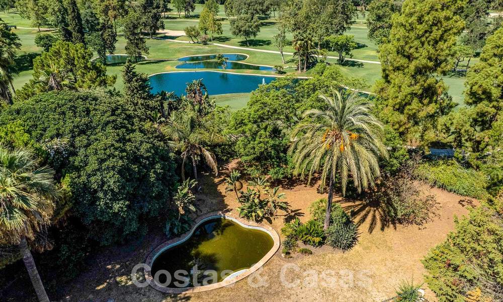 Plot + luxury villa project for sale in a quiet urbanisation within walking distance to the beach in Guadalmina Baja, Marbella 52619