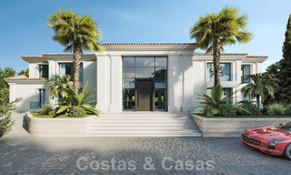 Impressive designer villa for sale, open golf and sea views, walking distance to La Quinta Golf course in Benahavis - Marbella 52626 