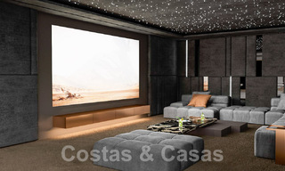 Impressive designer villa for sale, open golf and sea views, walking distance to La Quinta Golf course in Benahavis - Marbella 52638 