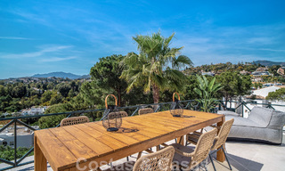 Fully refurbished contemporary penthouse for sale in gated community in La Quinta, Marbella - Benahavis 51644 