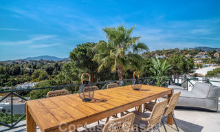 Fully refurbished contemporary penthouse for sale in gated community in La Quinta, Marbella - Benahavis 51644 