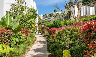 Move-in ready, elevated ground floor apartment for sale with sweeping views of the valley and sea in exclusive Benahavis - Marbella 53306 