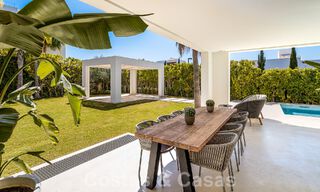 Modern luxury villa for sale in gated community of golf valley of Nueva Andalucia, Marbella 53501 