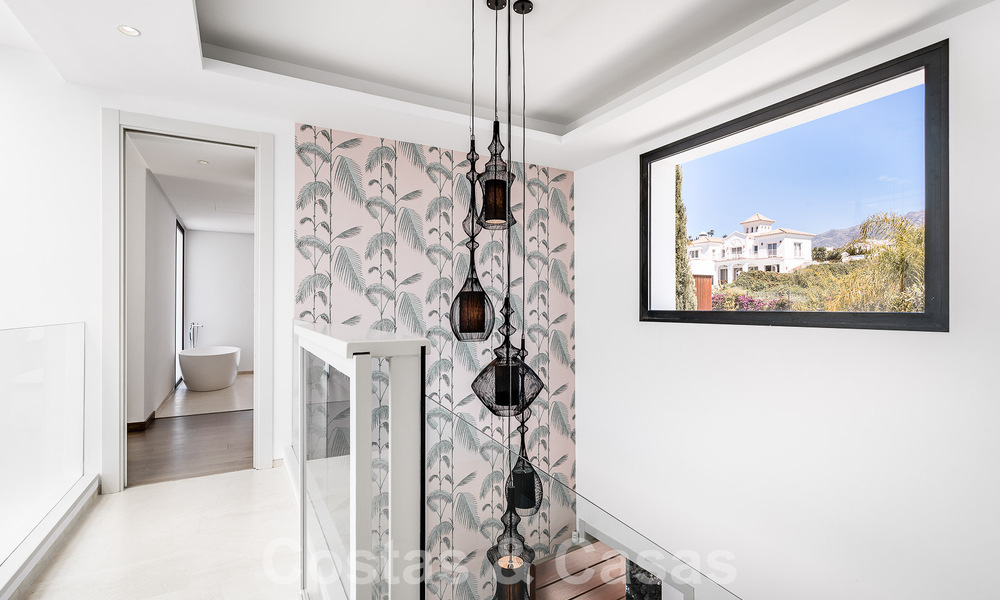 Modern luxury villa for sale in gated community of golf valley of Nueva Andalucia, Marbella 53504