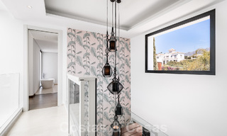 Modern luxury villa for sale in gated community of golf valley of Nueva Andalucia, Marbella 53504 