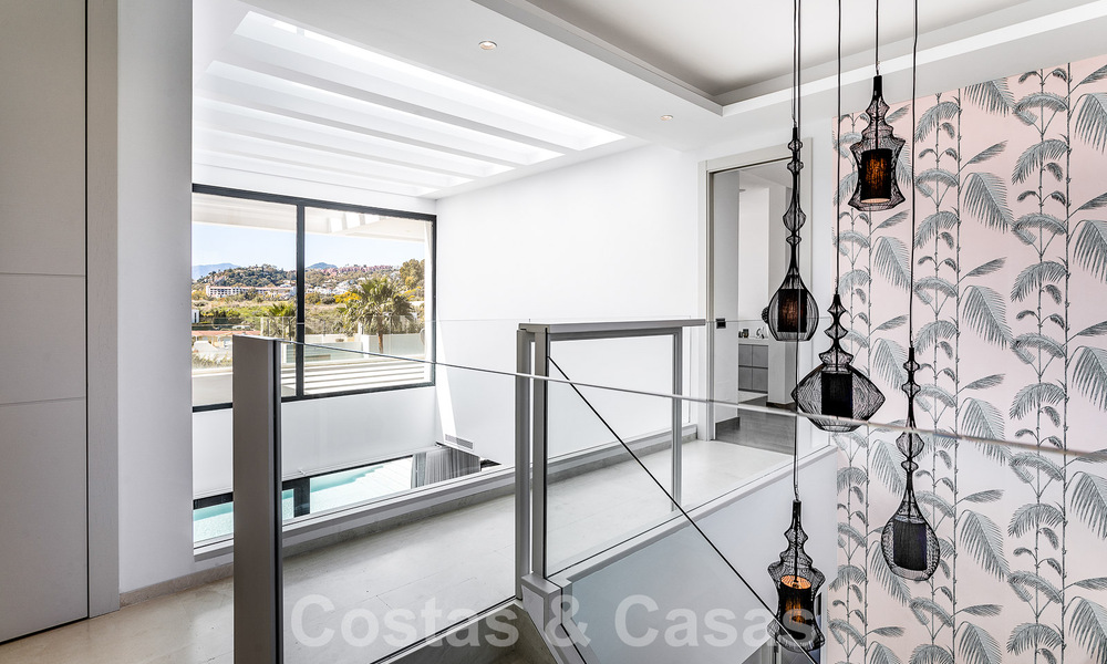 Modern luxury villa for sale in gated community of golf valley of Nueva Andalucia, Marbella 53505