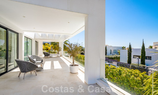 Modern luxury villa for sale in gated community of golf valley of Nueva Andalucia, Marbella 53509 