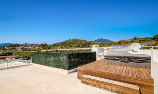 Modern luxury villa for sale in gated community of golf valley of Nueva Andalucia, Marbella 53516 