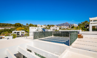 Modern luxury villa for sale in gated community of golf valley of Nueva Andalucia, Marbella 53520 