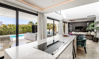 Modern luxury villa for sale in gated community of golf valley of Nueva Andalucia, Marbella 53526 
