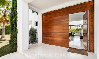 Modern luxury villa for sale in gated community of golf valley of Nueva Andalucia, Marbella 53532 
