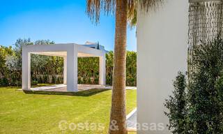 Modern luxury villa for sale in gated community of golf valley of Nueva Andalucia, Marbella 53533 