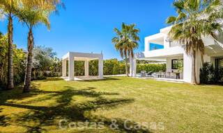 Modern luxury villa for sale in gated community of golf valley of Nueva Andalucia, Marbella 53534 