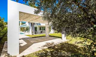 Modern luxury villa for sale in gated community of golf valley of Nueva Andalucia, Marbella 53536 