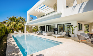 Modern luxury villa for sale in gated community of golf valley of Nueva Andalucia, Marbella 53538 