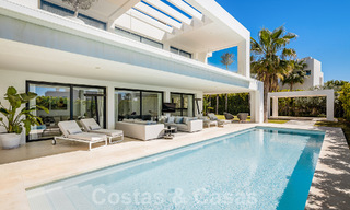 Modern luxury villa for sale in gated community of golf valley of Nueva Andalucia, Marbella 53541 