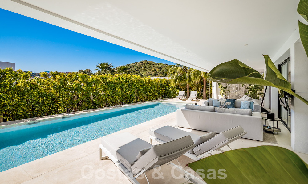 Modern luxury villa for sale in gated community of golf valley of Nueva Andalucia, Marbella 53543