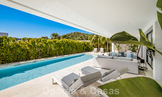 Modern luxury villa for sale in gated community of golf valley of Nueva Andalucia, Marbella 53543 