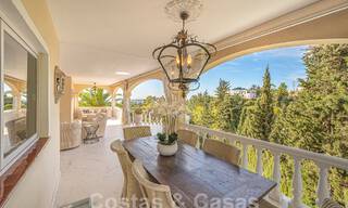 Traditional-Mediterranean luxury villa for sale with sea views in gated community on the Golden Mile of Marbella 54410 
