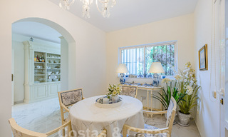 Traditional-Mediterranean luxury villa for sale with sea views in gated community on the Golden Mile of Marbella 54426 