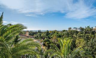 Traditional-Mediterranean luxury villa for sale with sea views in gated community on the Golden Mile of Marbella 54443 