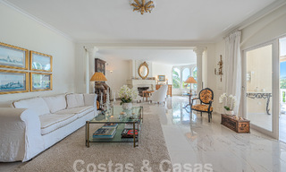 Traditional-Mediterranean luxury villa for sale with sea views in gated community on the Golden Mile of Marbella 54448 