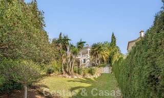 Traditional-Mediterranean luxury villa for sale with sea views in gated community on the Golden Mile of Marbella 54462 