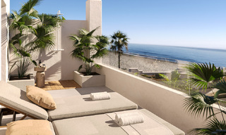 Exclusively refurbished townhouse for sale adjacent to the beach with undisturbed sea views, east of Marbella 52033 