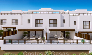 New development consisting of 8 townhouses for sale, with open views of the golf courses of the coveted golf resort of La Cala Golf, Mijas 53263 