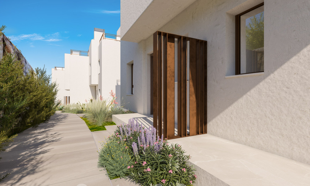 New development consisting of 8 townhouses for sale, with open views of the golf courses of the coveted golf resort of La Cala Golf, Mijas 53267