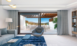 New development consisting of 8 townhouses for sale, with open views of the golf courses of the coveted golf resort of La Cala Golf, Mijas 53276 