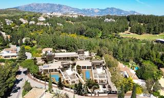 3 New designer villas for sale a stone's throw from the golf course in a luxury resort in Mijas, Costa del Sol 53546 