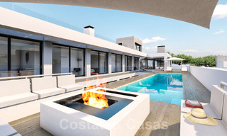 3 New designer villas for sale a stone's throw from the golf course in a luxury resort in Mijas, Costa del Sol 53551 