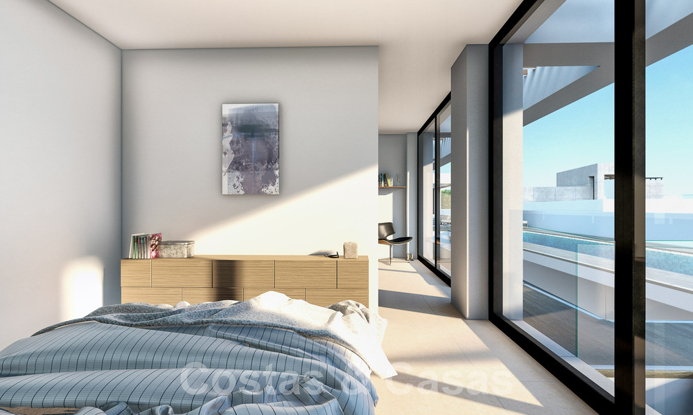 3 New designer villas for sale a stone's throw from the golf course in a luxury resort in Mijas, Costa del Sol 53556