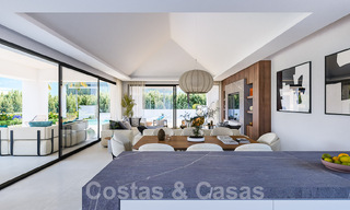 Plot + exclusive building project for sale for a brand new designer villa on the New Golden Mile in Marbella - Estepona 52791 